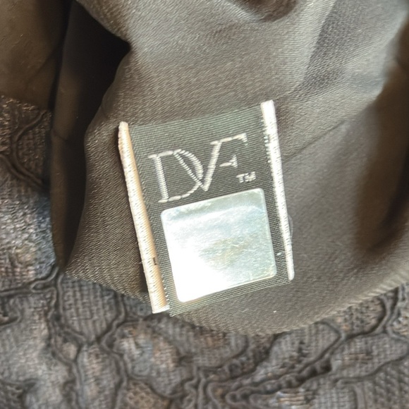 DVF Diane Von Furstenberg Ainsley Lace Sheath Dress Black - Picture 14 of 15